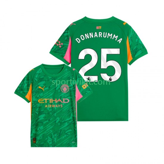 Manchester City Portiere Gianluigi Donnarumma 25 Uomo Maglia Prima 2025-2026 Manica Corta Manchester City Portiere Gianluigi Donnarumma 25 Uomo Maglia Prima 2025-2026 Manica Corta