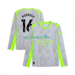 Manchester City Rodrigo Hernandez 16 Uomo Maglia Terza 2025-2026 Manica Lunga
