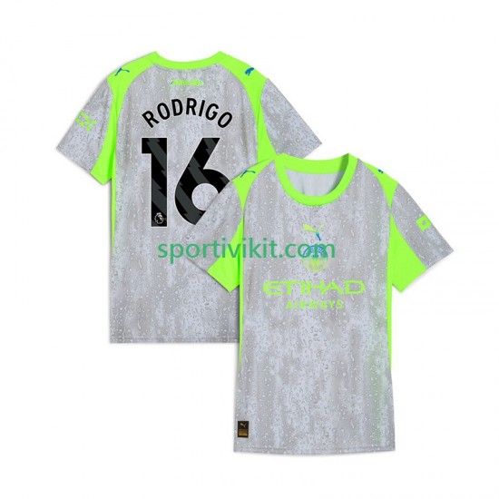 Manchester City Rodrigo Hernandez 16 Uomo Maglia Terza 2025-2026 Manica Corta Manchester City Rodrigo Hernandez 16 Uomo Maglia Terza 2025-2026 Manica Corta