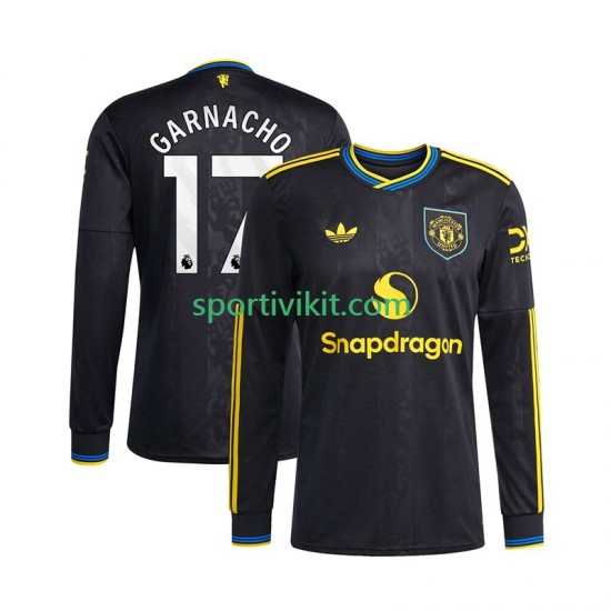 Manchester United Alejandro Garnacho 17 Uomo Maglia Terza 2025-2026 Manica Lunga Manchester United Alejandro Garnacho 17 Uomo Maglia Terza 2025-2026 Manica Lunga