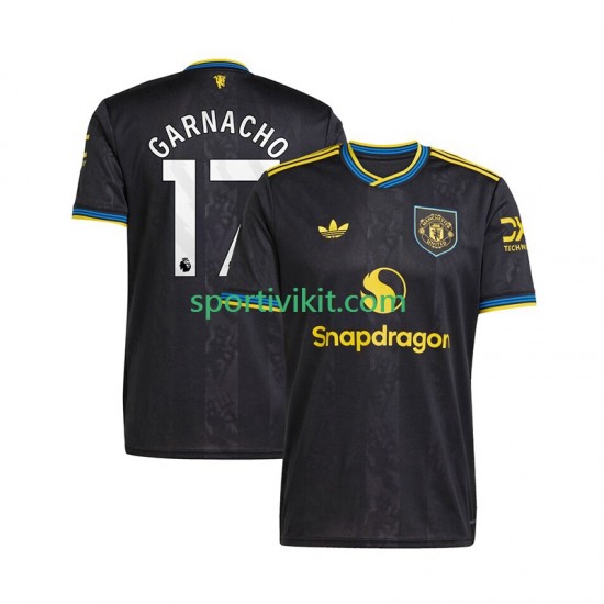 Manchester United Alejandro Garnacho 17 Uomo Maglia Terza 2025-2026 Manica Corta Manchester United Alejandro Garnacho 17 Uomo Maglia Terza 2025-2026 Manica Corta