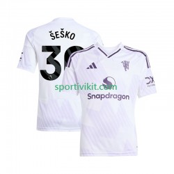 Manchester United Benjamin Sesko 30 Uomo Maglia Seconda 2025-2026 Manica Corta