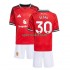 Completo da calcio Bambini Manchester United Benjamin Sesko 30 Maglia Prima 2025-2026 Manica Corta