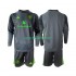 Completo da calcio Bambini Manchester United Portiere Maglia Seconda 2025-2026 Manica Lunga