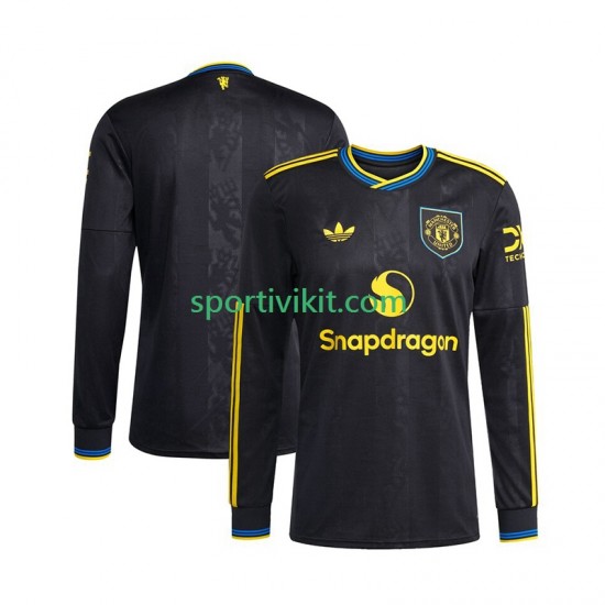 Manchester United Uomo Maglia Terza 2025-2026 Manica Lunga Manchester United Uomo Maglia Terza 2025-2026 Manica Lunga
