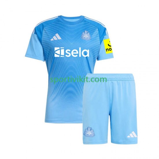 Completo da calcio Bambini Newcastle United Portiere Maglia Prima 2025-2026 Manica Corta Completo da calcio Bambini Newcastle United Portiere Maglia Prima 2025-2026 Manica Corta