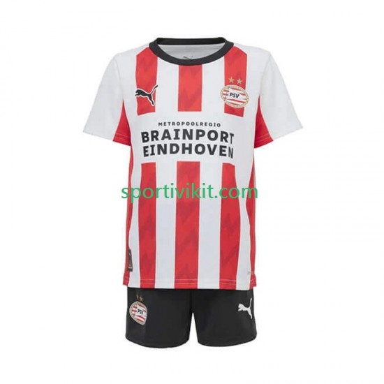 Completo da calcio Bambini PSV Eindhoven Maglia Prima 2025-2026 Manica Corta Completo da calcio Bambini PSV Eindhoven Maglia Prima 2025-2026 Manica Corta