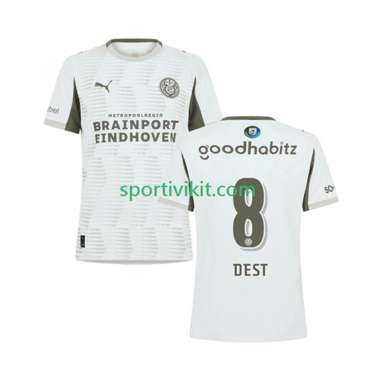 PSV Eindhoven Sergino Dest 8 Uomo Maglia Terza 2025-2026 Manica Corta PSV Eindhoven Sergino Dest 8 Uomo Maglia Terza 2025-2026 Manica Corta