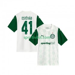 Palmeiras Estevao 41 Uomo Maglia Seconda 2025-2026 Manica Corta