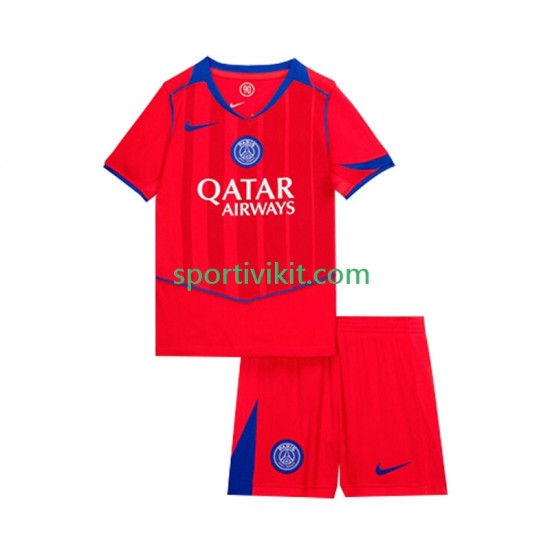 Completo da calcio Bambini Paris Saint-Germain Maglia Terza 2025-2026 Manica Corta Completo da calcio Bambini Paris Saint-Germain Maglia Terza 2025-2026 Manica Corta