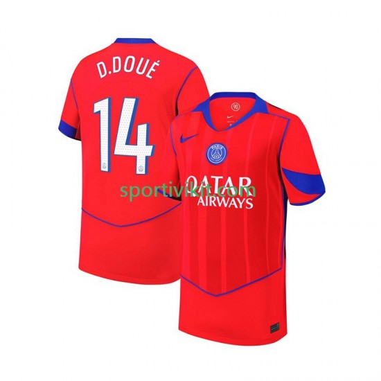 Paris Saint-Germain Desire Doue 14 Uomo Maglia Terza 2025-2026 Manica Corta Paris Saint-Germain Desire Doue 14 Uomo Maglia Terza 2025-2026 Manica Corta