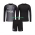 Completo da calcio Bambini Paris Saint-Germain Portiere Maglia Prima 2025-2026 Manica Lunga