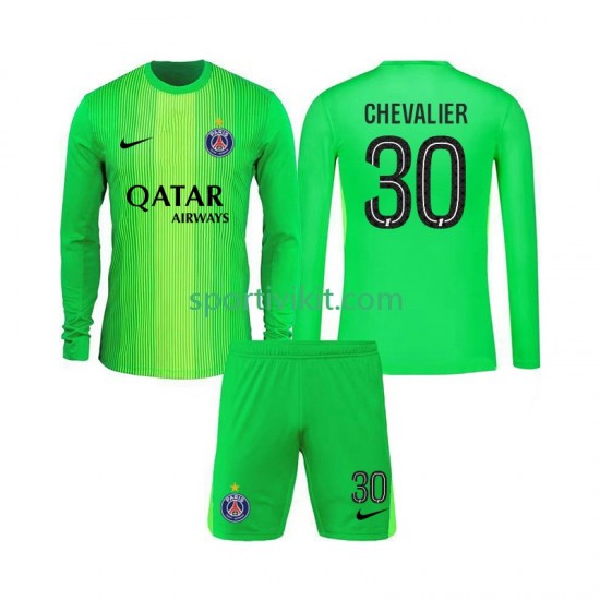 Completo da calcio Bambini Paris Saint-Germain Portiere Lucas Chevalier 30 Maglia Seconda 2025-2026 Manica Lunga Completo da calcio Bambini Paris Saint-Germain Portiere Lucas Chevalier 30 Maglia Seconda 2025-2026 Manica Lunga