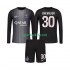 Completo da calcio Bambini Paris Saint-Germain Portiere Lucas Chevalier 30 Maglia Prima 2025-2026 Manica Lunga