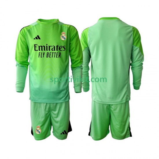 Completo da calcio Bambini Real Madrid Maglia Seconda 2025-2026 Manica Lunga