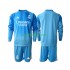 Completo da calcio Bambini Real Madrid Portiere Maglia Prima 2025-2026 Manica Lunga