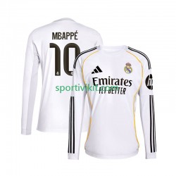 Real Madrid Mbappé Kylian 10 Uomo Maglia Prima 2025-2026 Manica Lunga