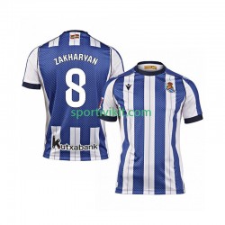 Real Sociedad Arsen Zakharyan 8 Uomo Maglia Prima 2025-2026 Manica Corta