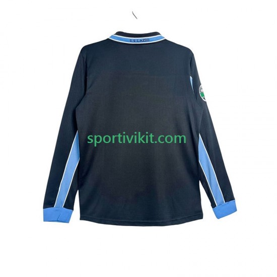 SS Lazio Retro 1998 1999 Uomo Maglia Seconda Manica Lunga