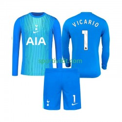 Completo da calcio Bambini Tottenham Hotspur Portiere Guglielmo Vicario 1 Maglia Seconda 2025-2026 Manica Lunga