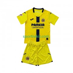 Completo da calcio Bambini Villarreal CF Maglia Prima 2025-2026 Manica Corta