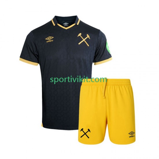 Completo da calcio Bambini West Ham United Maglia Terza 2025-2026 Manica Corta Completo da calcio Bambini West Ham United Maglia Terza 2025-2026 Manica Corta
