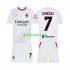 Completo da calcio Bambini AC Milan Gimenez 7 Maglia Seconda 2026-2027 Manica Corta