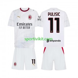 Completo da calcio Bambini AC Milan Pulisic 11 Maglia Seconda 2026-2027 Manica Corta