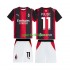 Completo da calcio Bambini AC Milan Pulisic 11 Maglia Prima 2026-2027 Manica Corta