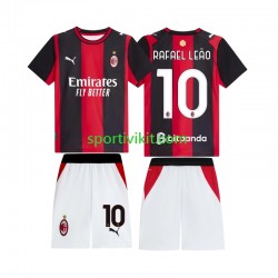 Completo da calcio Bambini AC Milan Rafael Leao 10 Maglia Prima 2026-2027 Manica Corta