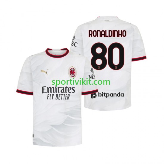 AC Milan Ronaldinho 80 Uomo Maglia Seconda 2026-2027 Manica Corta