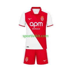 Completo da calcio Bambini AS Monaco Maglia Prima 2026-2027 Manica Corta