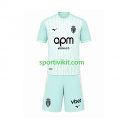 Completo da calcio Bambini AS Monaco Maglia Terza 2026-2027 Manica Corta