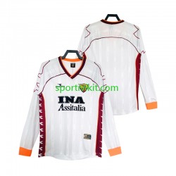 AS Roma Retro 1999 2000 Uomo Maglia Seconda Manica Lunga