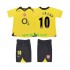 Completo da calcio Bambini Arsenal BERGKAMP 10 Retro 2005 2006 Maglia Seconda Manica Corta