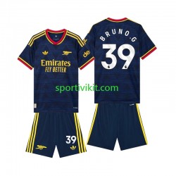 Completo da calcio Bambini Arsenal Bruno Guimaraes 39 Maglia Seconda 2026-2027 Manica Corta