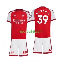 Completo da calcio Bambini Arsenal Bruno Guimaraes 39 Maglia Prima 2026-2027 Manica Corta