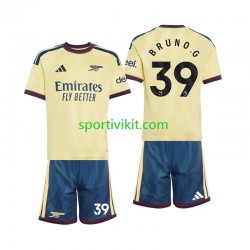 Completo da calcio Bambini Arsenal Bruno Guimaraes 39 Maglia Terza 2026-2027 Manica Corta