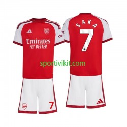 Completo da calcio Bambini Arsenal Bukayo Saka 7 Maglia Prima 2026-2027 Manica Corta