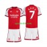 Completo da calcio Bambini Arsenal Bukayo Saka 7 Maglia Prima 2026-2027 Manica Corta