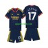 Completo da calcio Bambini Arsenal Christos Tzolis 17 Maglia Seconda 2026-2027 Manica Corta