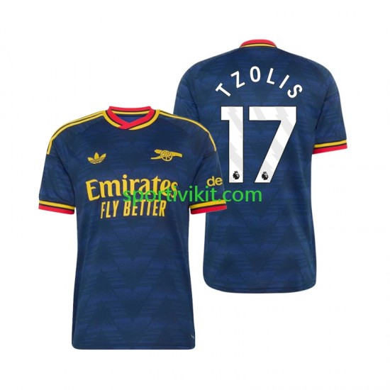 Arsenal Christos Tzolis 17 Uomo Maglia Seconda 2026-2027 Manica Corta