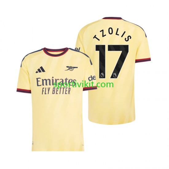 Arsenal Christos Tzolis 17 Uomo Maglia Terza 2026-2027 Manica Corta
