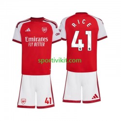 Completo da calcio Bambini Arsenal Declan Rice 41 Maglia Prima 2026-2027 Manica Corta