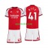 Completo da calcio Bambini Arsenal Declan Rice 41 Maglia Prima 2026-2027 Manica Corta