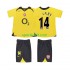 Completo da calcio Bambini Arsenal Thierry Henry 14 Retro 2005 2006 Maglia Seconda Manica Corta