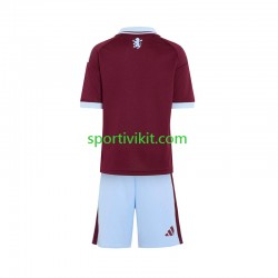 Completo da calcio Bambini Aston Villa Maglia Prima 2026-2027 Manica Corta