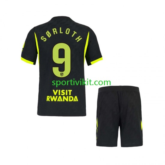 Completo da calcio Bambini Atlético Madrid Alexander Sorloth 9 Maglia Seconda 2026-2027 Manica Corta
