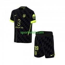 Completo da calcio Bambini Atlético Madrid Julian Alvarez 19 Maglia Seconda 2026-2027 Manica Corta