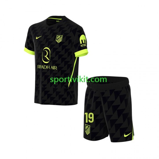 Completo da calcio Bambini Atlético Madrid Julian Alvarez 19 Maglia Seconda 2026-2027 Manica Corta